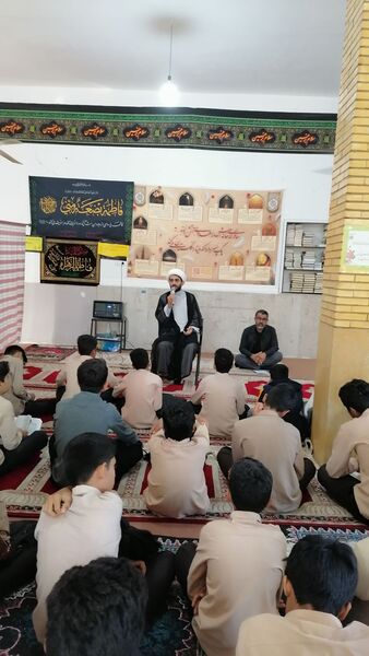 مراسم ایام فاطمیه دوم در مدارس سندرک