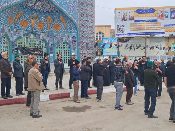 مراسم دسته روی و سینه زنی مردم آشخانه به مناسبت شهادت امام علی (ع)