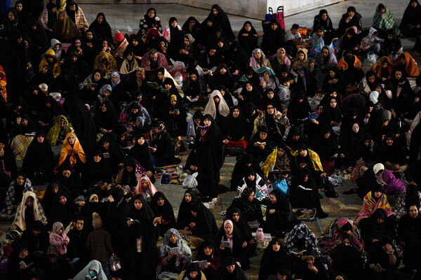 مراسم احیاء سومین شب قدر در مسجد مقدس جمکران