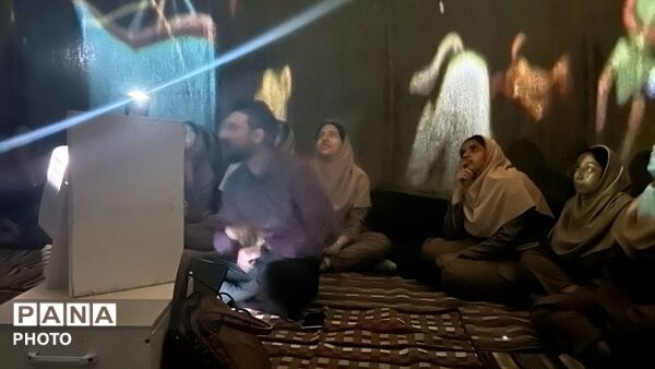 برگزاری اردوی علمی نجوم در دبیرستان پروین اعتصامی حاجی آباد