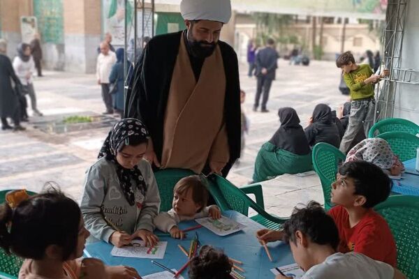 غرفه کودک امامزاده عمادالدین؛ پاتوقی برای خلاقیت کودکان و نوجوانان