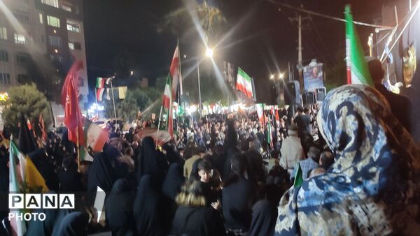 هفتمین شب از مراسم عزاداری امام حسین در حسینیه امام خامنه ای در قاب پانا