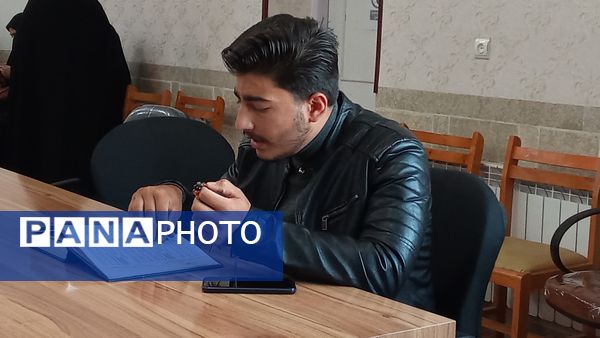 انتصاب فرمانده حوزه بسیج دانش‌آموزی حضرت ثارالله(ع) شهرستان بن 