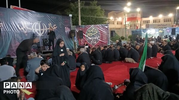 طنین فریاد «یا حسین» در قلب مهستان 