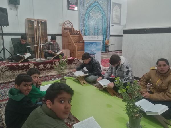 جلسه جزء خوانی قرآن کریم در شهرستان خلیل آباد 