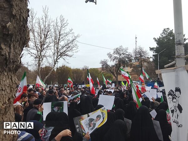  راهپیمایی روز قدس باحضور پرشور مردم نیشابور