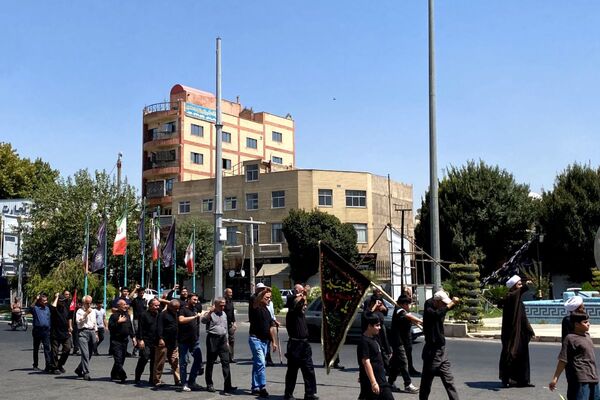 راهپیمایی جاماندگان اربعین با حضور پرشور مردم پیشوا