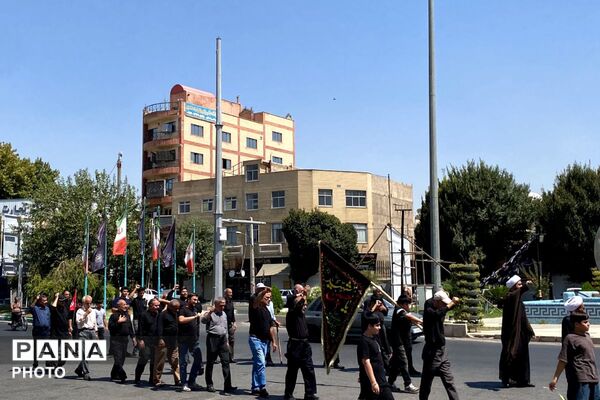 راهپیمایی جاماندگان اربعین با حضور پرشور مردم پیشوا