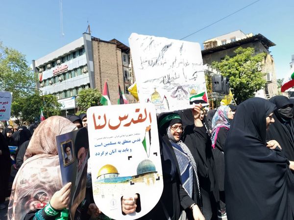 راهپیمایی روز قدس در ساری 