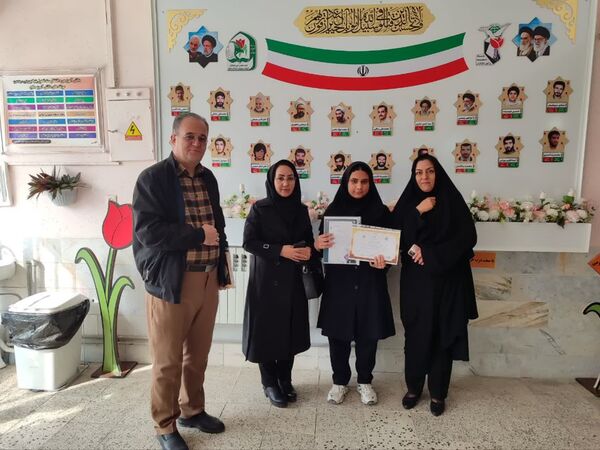 بازدید رئیس اداره کانون پرورش فکری کودکان و نوجوانان کاشمر از مدارس 
