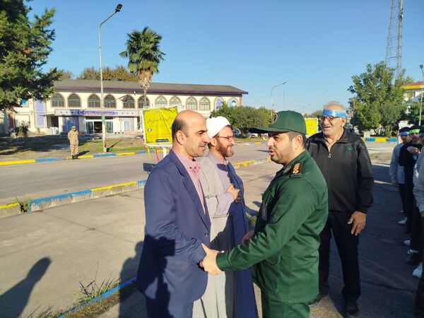 برگزاری صبحگاه مشترک دانش‌آموزی شهرستان هزار سنگر آمل 
