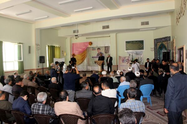 آیین کلنگ زنی احداث سه واحد آموزشی در قم