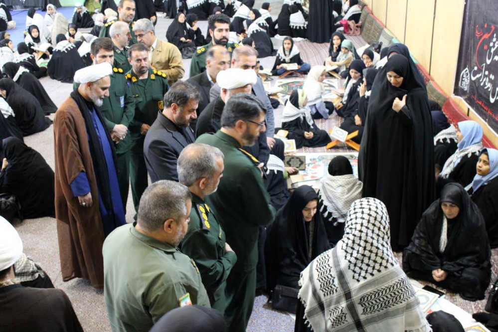 جلوه‌هایی از حلقه‌های صالحین نوجوانان بسیجی در شهر جعفریه