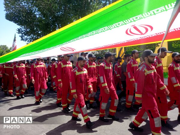 برگزاری مهمونی کیلومتری غدیر در اصفهان