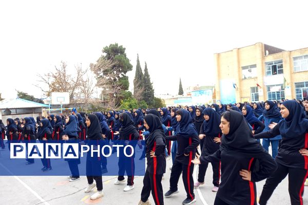 المپیاد ورزشی درون مدرسه‌ای در دبیرستان شاهد فیض ناحیه ۳ شیراز