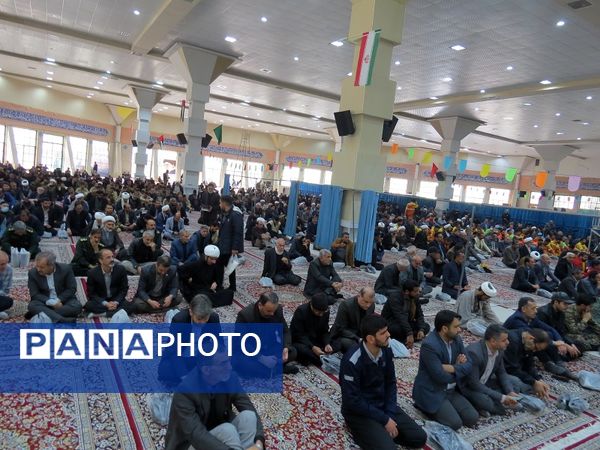 آیین یادبود شهیدان خدمت در مصلای امام خمینی(ره)  شهرستان بجنورد