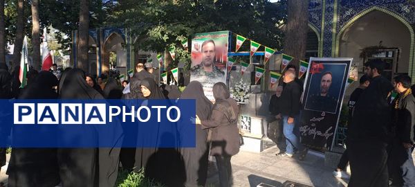 چهلم شهید امنیت هادی میر آبادی در بهشت فضل نیشابور 