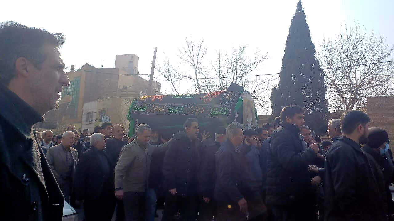 مراسم تشییع حجت‌الاسلام والمسلمین سید هاشم سجادی نسب در برخوار