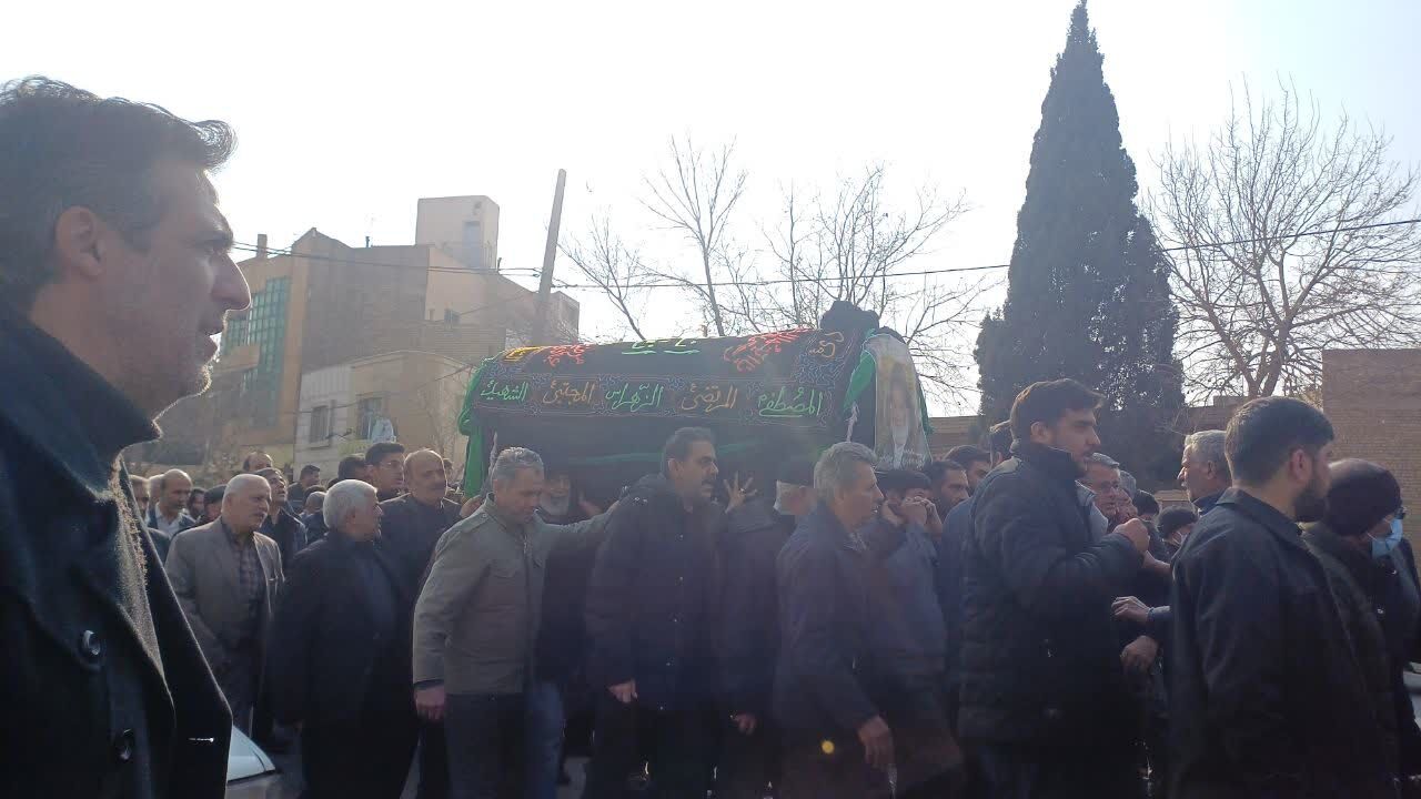 مراسم تشییع حجت‌الاسلام والمسلمین سید هاشم سجادی نسب در برخوار