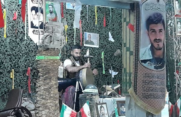 مراسم ششمین سالگرد شهادت سردار سلیمانی در شهر جعفریه قم