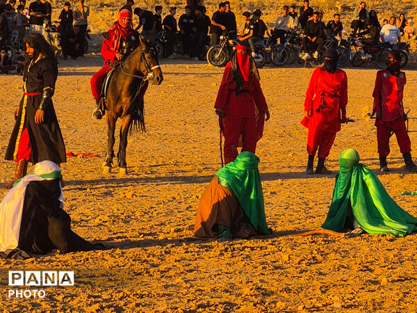 حضور مردم قادرآباد در آیین‌های عزاداری محرم