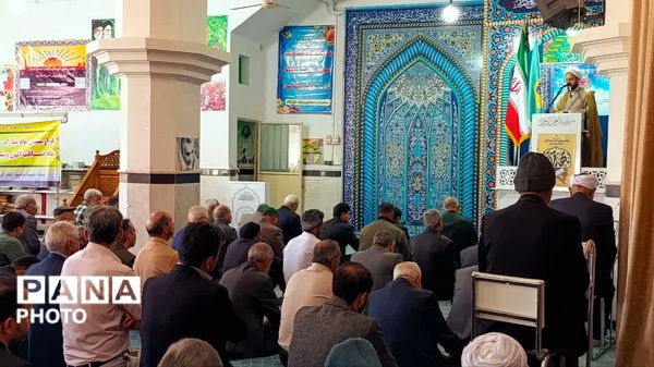 نخستین نماز جمعه ماه مبارک رمضان در شهرستان خلیل‌آباد 