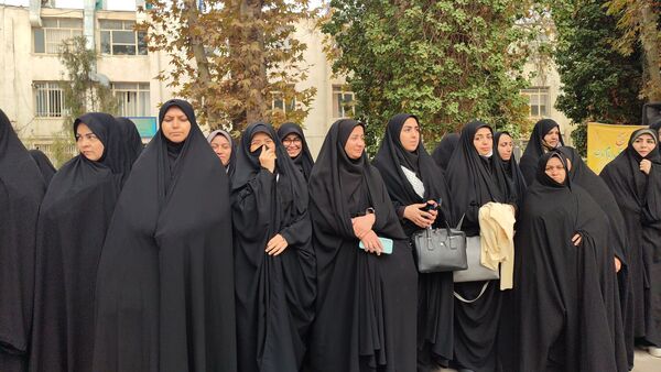 رزمایش گردان‌های بسیج فرهنگیان سپاه امام رضا (ع) در اداره‌کل آموزش و پرورش خراسان رضوی