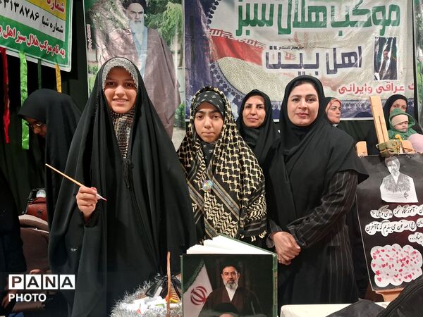 موکب فرهنگی دبیرستان نمونه وکیلی ۱۰ در حسینیه فضل نیشابور