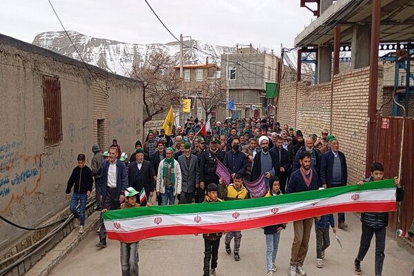 راهپیمایی یوم‌الله ۲۲بهمن ماه،  سالگرد ۴۷سالگی انقلاب اسلامی در شهر بار