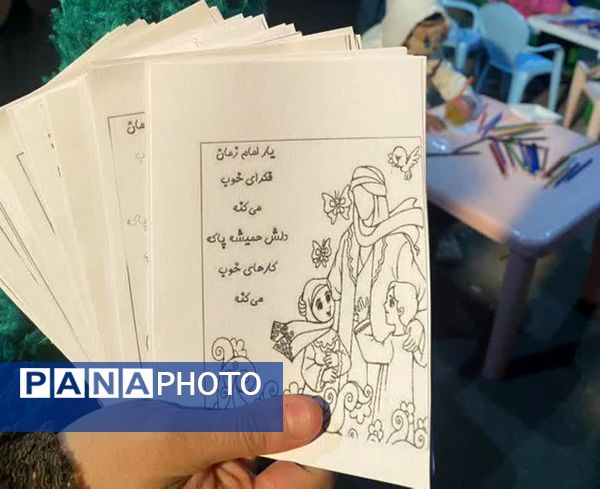 غرفه کودک هیئت انصارالحسین (ع) در جشن نیمه شعبان آزادشهر