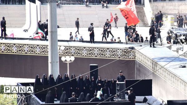 همگام با ملت ایران؛ حضور کانون پرورش فکری لرستان در آیین وداع و تشییع رهبر شهید