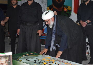 مراسم عزاداری دهه دوم محرم در گلزار شهدای فارسان  