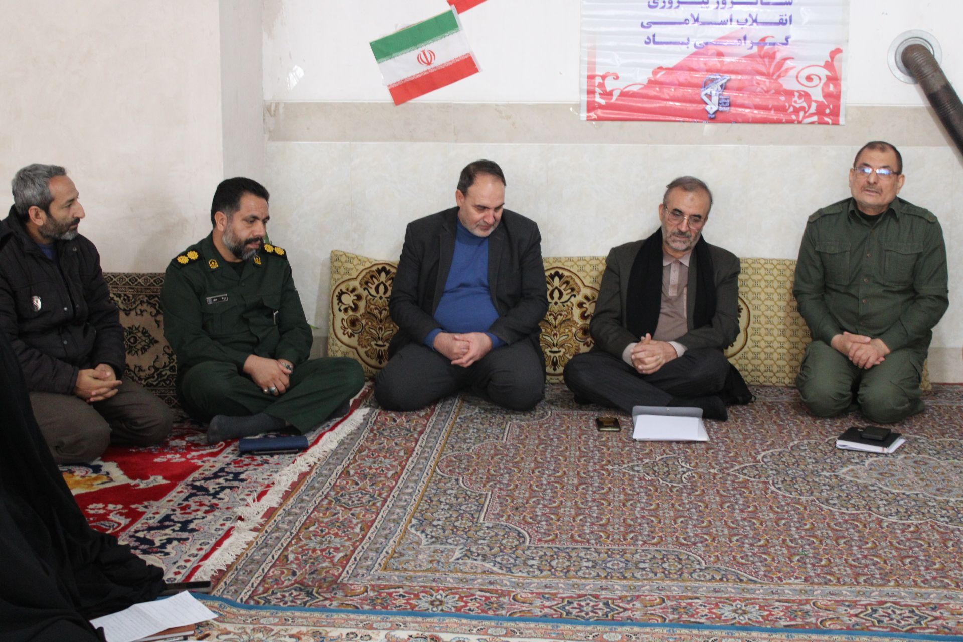 بازدید سردار مشایخی از مسجد پنج‌تن آل‌عبا سملقان
