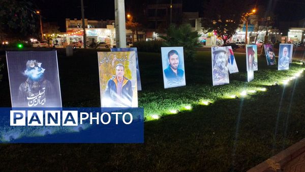 برپایی موکب شهدای مقاومت در شهرستان خلیل‌آباد 