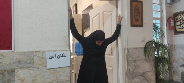 برگزاری بیست و ششمین مانور زلزله در دبیرستان دخترانه شهید صدر