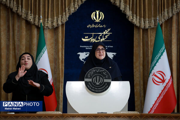نشست خبری سخنگوی دولت
