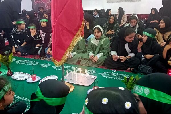 برگزاری مراسم شهادت دردانه حضرت اباعبدالله الحسین در شهرستان فیروزکوه