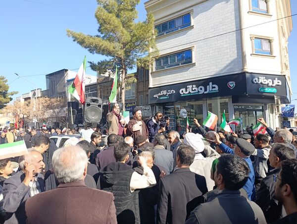 راهپیمایی در محکومیت تروریست های مسلح در تربت حیدریه