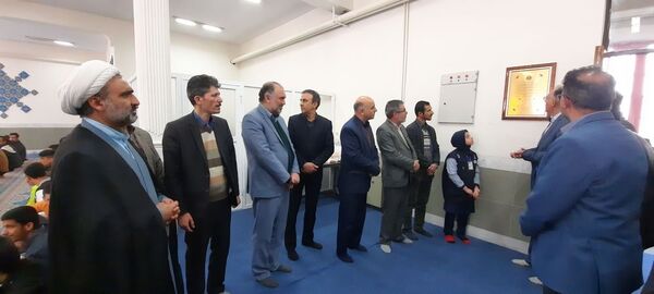 افتتاح نمازخانه هنرستان شبانه‌روزی کار و دانش خاص عبدالحسین تنباکوچی