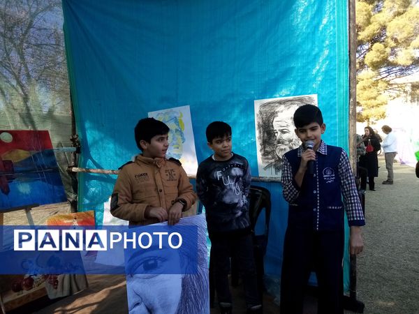 افتتاح نمایشگاه ماها در دبستان ۲۲ بهمن تربت‌جام 