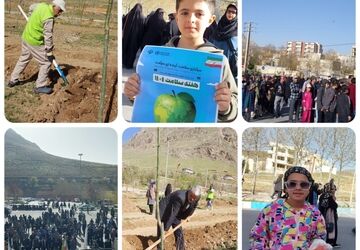 همایش پیاده‌روی به مناسبت روز زمین پاک در فریدونشهر
