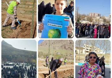 همایش پیاده‌روی به مناسبت روز زمین پاک در فریدونشهر