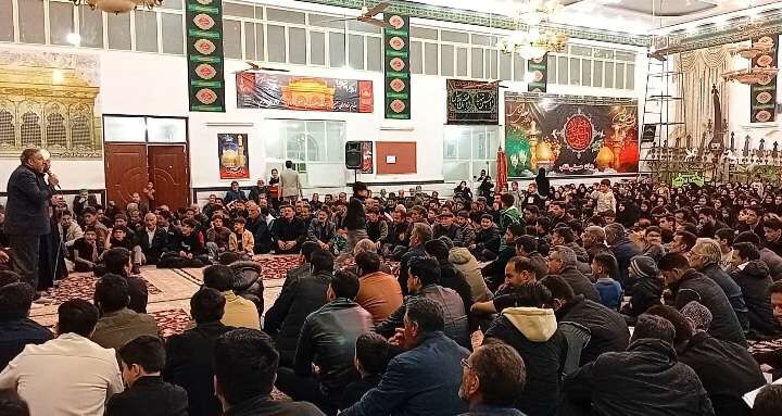مراسم شب احیاء بیست و یکم در روستای نقاب خلیل آباد