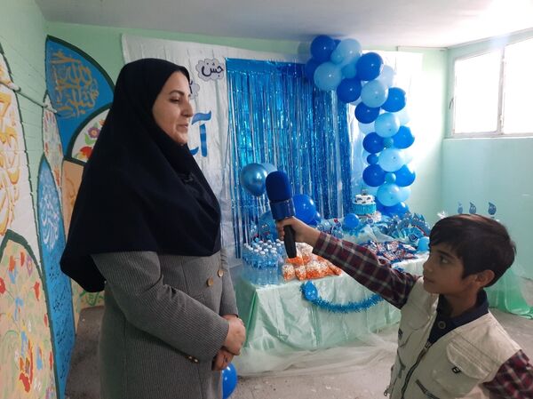 برپایی جشن آب در دبستان سرافراز ناحیه۷ مشهد 
