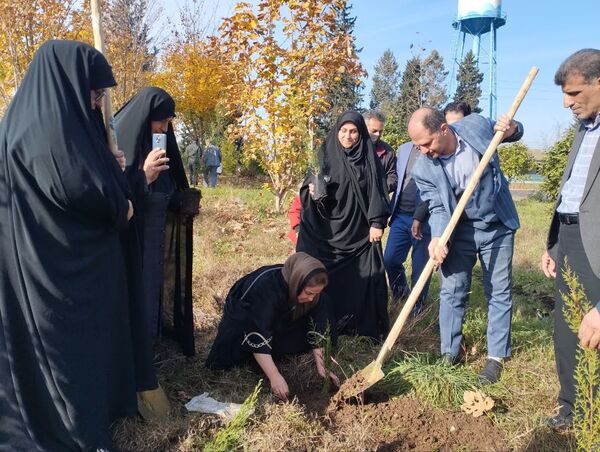 پویش سراسری کاشت نهال در سایه مادر همزمان با ایام ولادت حضرت زهرا (س) در میاندورود 