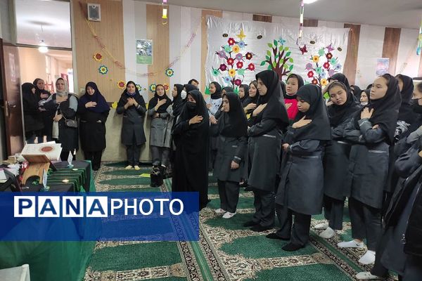 مراسم عزاداری شهادت حضرت فاطمه(س) در دبیرستان پویش دماوند 