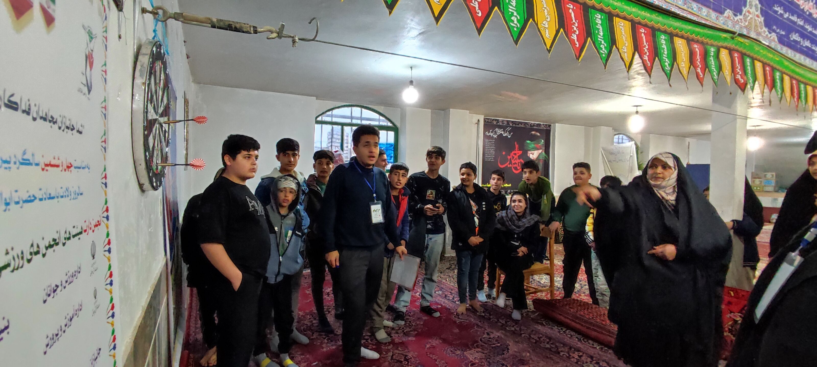 استعدادیابی مسابقات دارت در روستای چلو شهرستان شیروان