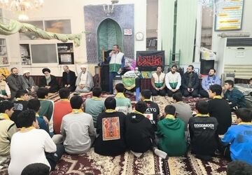 حضور خادمین رضوی در اعتکاف تشکیلاتی سازمان