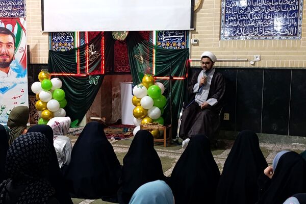 مراسم اختتامیه اعتکاف دانش آموزی در ناحیه دو شهرری 