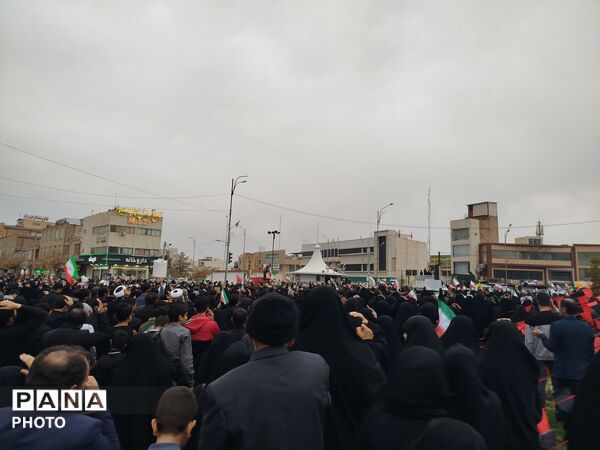 اجتماع عظیم مردم کرمان
